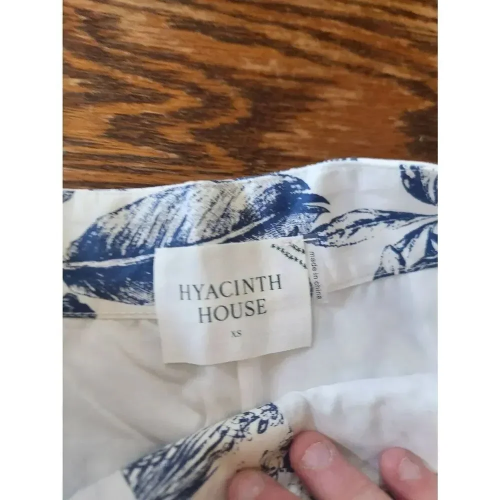 NWOT Tuckernuck Hyacinth House Whimsical Navy Floral shorts sz XS